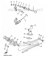 KLEPPEN voor Yamaha XC125 1998
