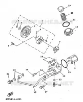 OLIEPOMP voor Yamaha XC125 1998