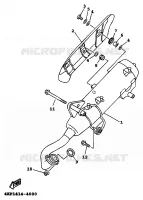 UITLAAT voor Yamaha XC125 1998