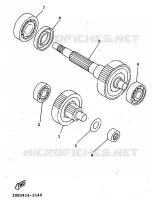 TRANSMISSIE voor Yamaha XC125 1998