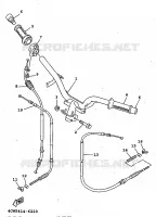 STUUR / KABEL voor Yamaha XC125 1998