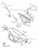 KAP 1 voor Yamaha XC125 1998