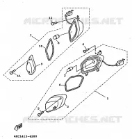 KNIPPERLICHT voor Yamaha XC125 1998