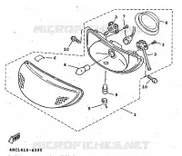 KOPLAMP voor Yamaha XC125 1998