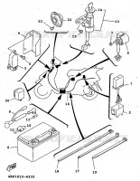 ELECTRISCH 1 voor Yamaha XC125 1998