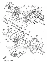 CARTERDELEN voor Yamaha XC125 1998