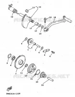 STARTMOTOR voor Yamaha XC125 1998