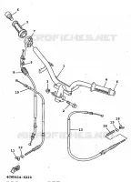 STUUR / KABEL voor Yamaha XC125 1998
