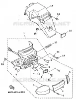 ACHTERLICHT voor Yamaha XC125 1998