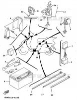 ELECTRISCH 1 voor Yamaha XC125 1998