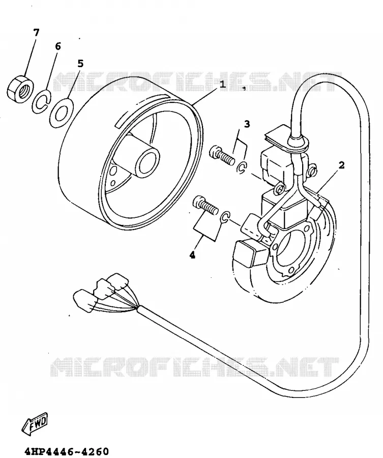 DYNAMO Yamaha SCOOTER 125 1999 XC  XC125