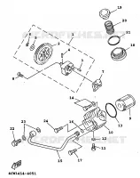 OLIEPOMP voor Yamaha XC125 1999