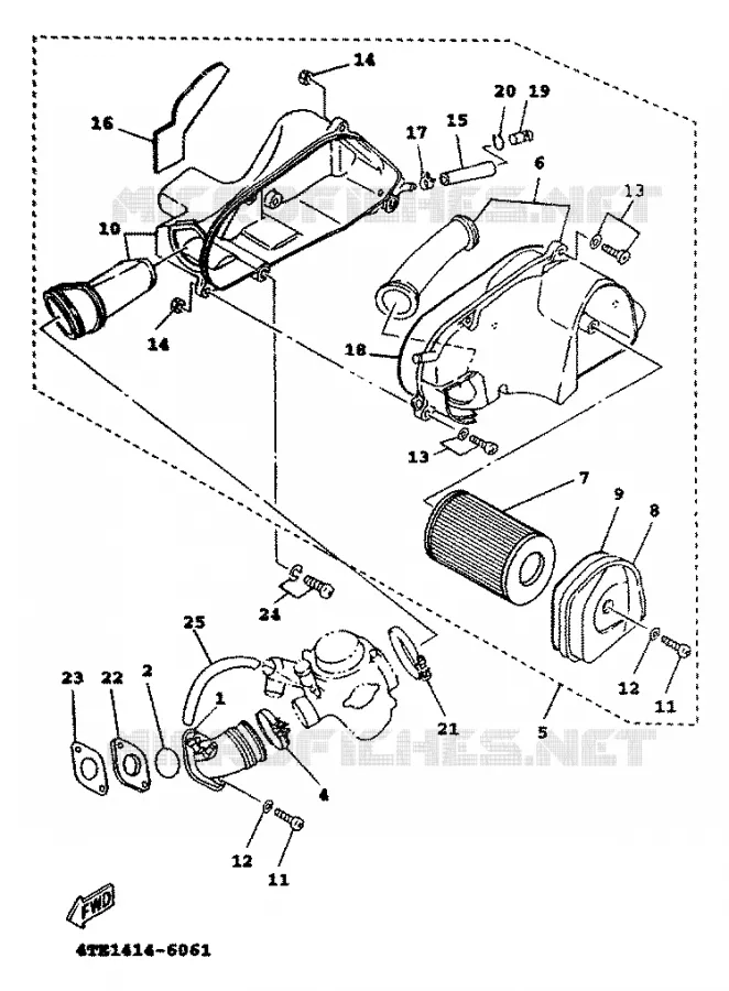 INLAAT Yamaha SCOOTER 125 2000 FLAME  XC125