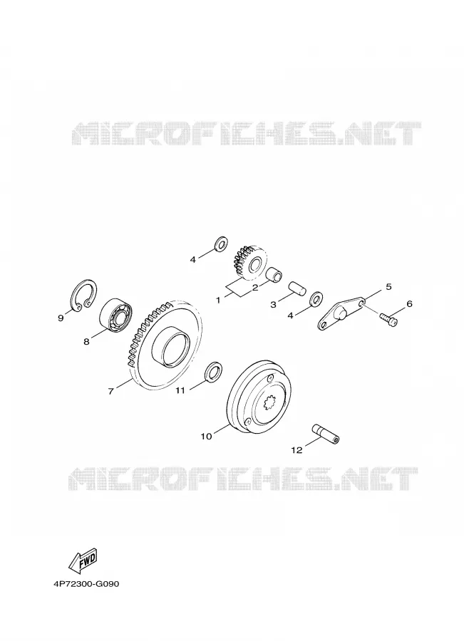 STARTMOTOR Yamaha SCOOTER 125 2008 VITY  XC125E