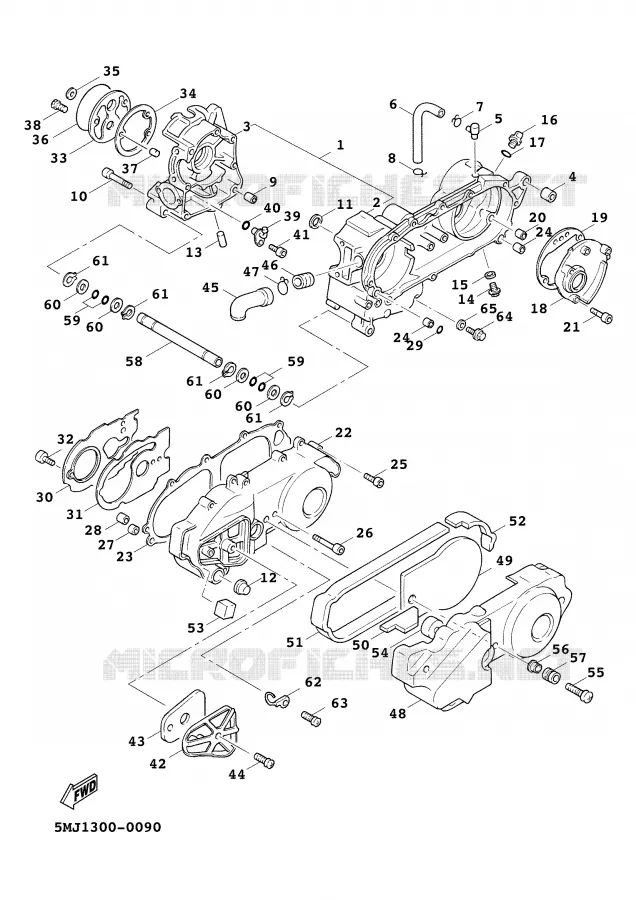 CARTERDELEN Yamaha SCOOTER 125 2000 CYGNUS  XC125FC