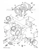 CILINDERKOP voor Yamaha XC125K 1997