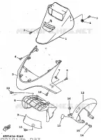 VOORSPATBORD voor Yamaha XC125K 1997