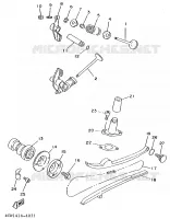 KLEPPEN voor Yamaha XC125K 1997