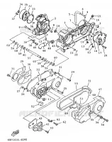 CARTERDELEN voor Yamaha XC125K 1997