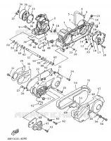 CARTERDELEN voor Yamaha XC125K 1997