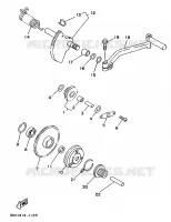 STARTMOTOR voor Yamaha XC150 1992