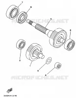 TRANSMISSIE voor Yamaha XC150 1992