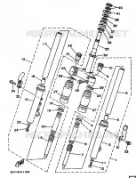 VOORVORK voor Yamaha XC150 1992