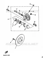 REMKLAUW VOOR voor Yamaha XC150 1992