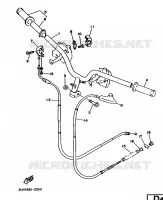 STUUR / KABEL voor Yamaha XC150 1992