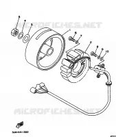 DYNAMO voor Yamaha XC150 1992