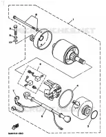 STARTMOTOR voor Yamaha XC150 1992