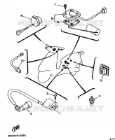 ELECTRISCH 2 voor Yamaha XC150 1992