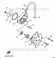 WATERPOMP / SLANGEN voor Yamaha XC150 1992