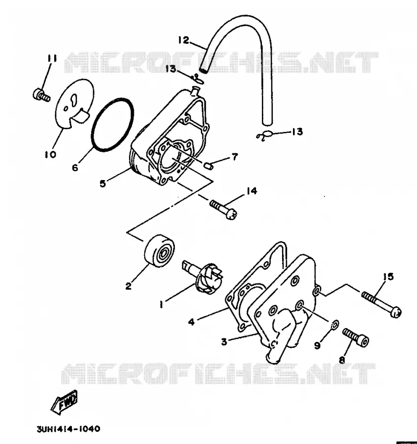 WATERPOMP Yamaha SCOOTER 150 1997 XC  XC150I