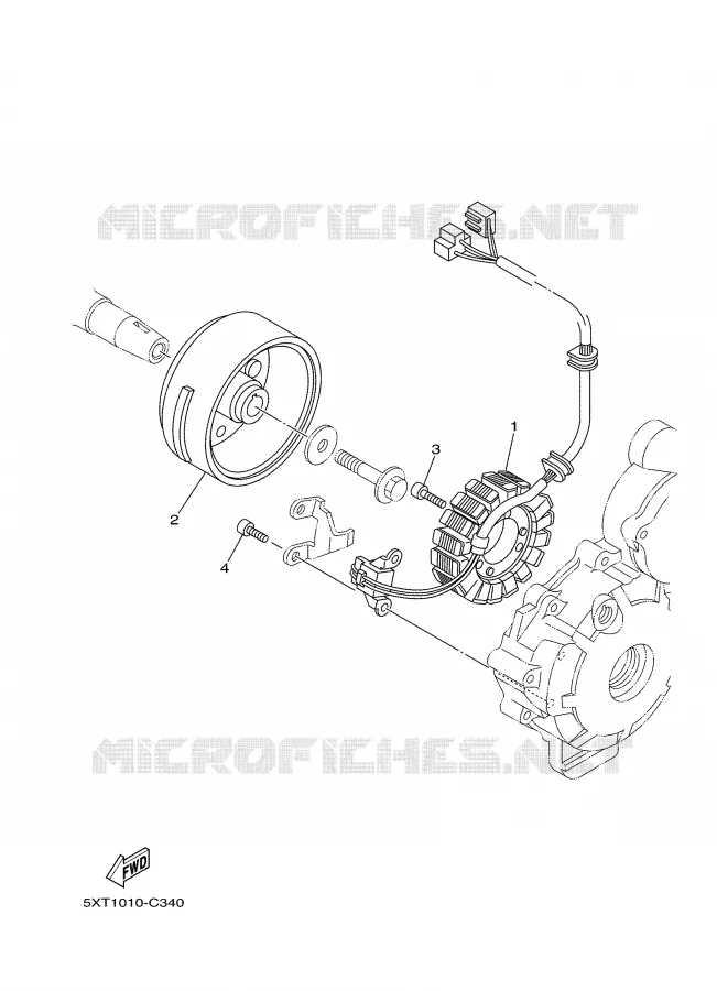 DYNAMO Yamaha MOTO 250 2005 TRICKER  XG250