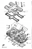 CILINDERKOP voor Yamaha XJ600 1989