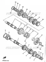 TRANSMISSIE voor Yamaha XJ600 1989