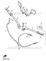 STUUR / KABEL voor Yamaha XJ600 1989