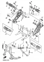 STANDAARD / VOETSTEUN voor Yamaha XJ600 1989