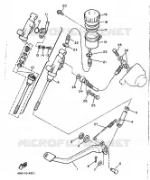 REMPOMP ACHTER voor Yamaha XJ600 1989