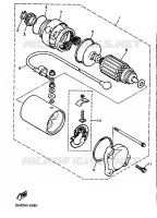 STARTMOTOR voor Yamaha XJ600 1989