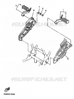 OPTIONELE ONDERDELEN   CHASSIS voor Yamaha XJ600 1989