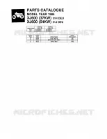 * CATALOG PREFACE * voor Yamaha XJ600 (37KW) 1986
