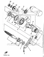 STARTMOTOR KOPPELINGS voor Yamaha XJ600 (37KW) 1986