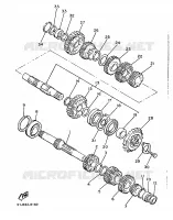 TRANSMISSIE voor Yamaha XJ600 (37KW) 1986