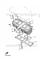 CILINDER voor Yamaha XJ600 (37KW) 1986