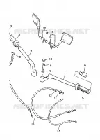 STUUR / KABEL voor Yamaha XJ600 (37KW) 1986