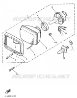 KOPLAMP voor Yamaha XJ600 (37KW) 1986