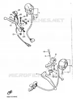 STUURSCHAKELAAR / HEVEL voor Yamaha XJ600 (37KW) 1986