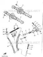 NOKKENAS / KETTING voor Yamaha XJ600H (53KW) 1989
